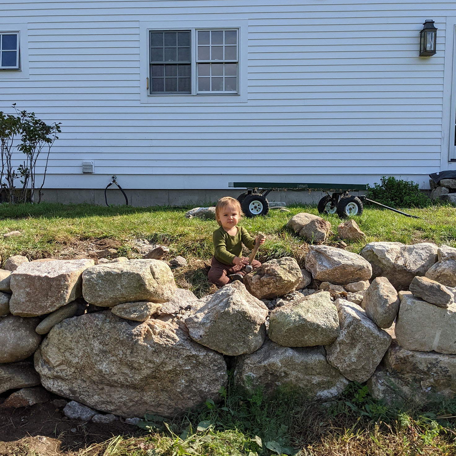 stone terrace