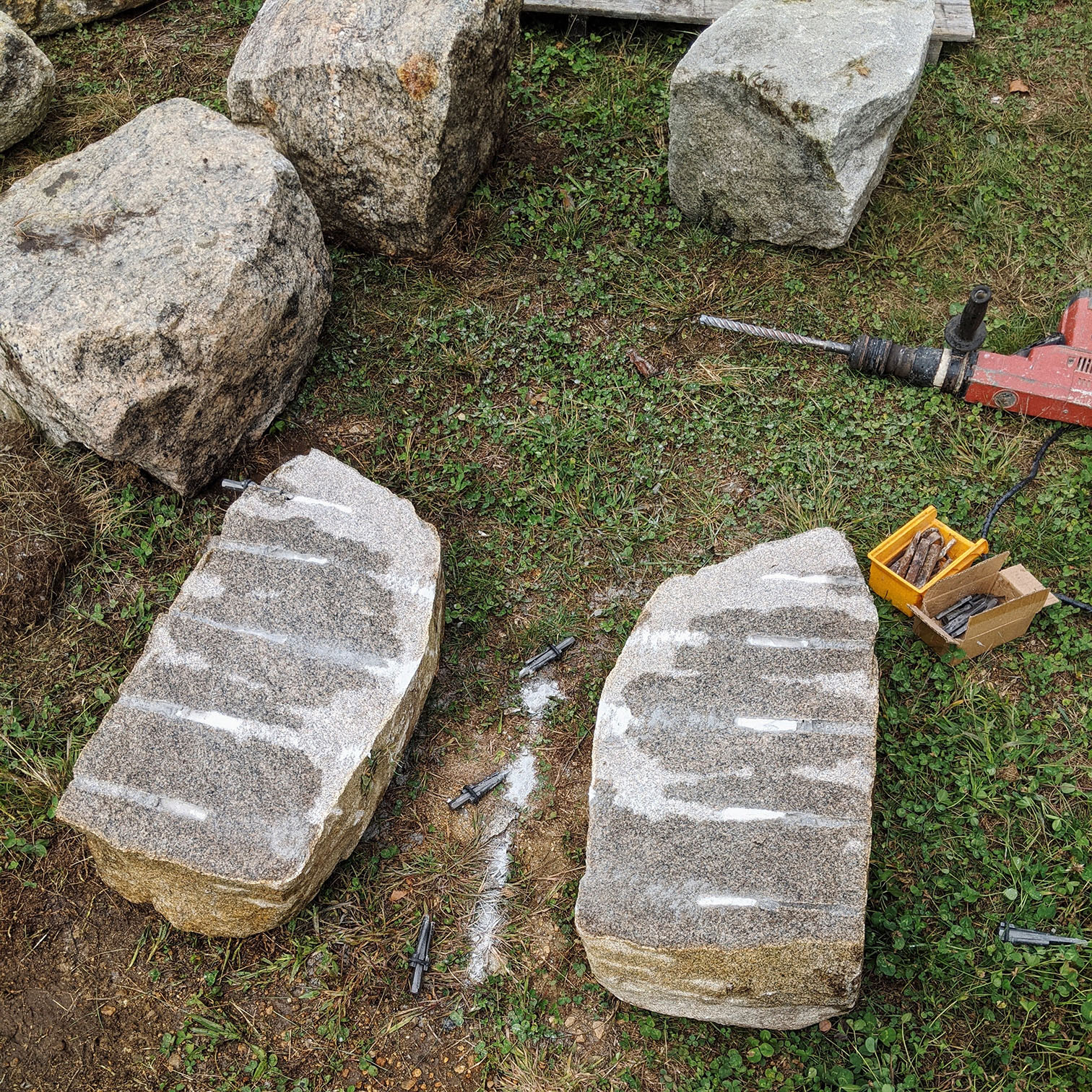 stone terrace
